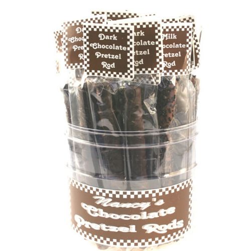 milk chocolate covered pretzels in a tub 36/21g